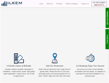 Tablet Screenshot of ilkemgranite.com